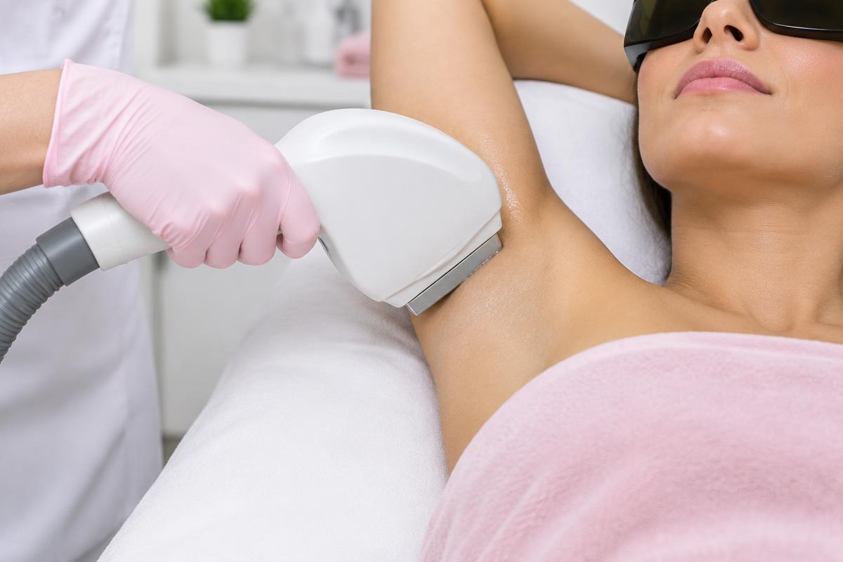 Laser Hair Reduction with IPL treatment at Eternal Beauty Lifestyle Clearwater Spa, Clearwater FL — Intense pulsed light hair reduction for Fitzpatrick skin types I–IV, with single sessions and packages of 6 for underarms, bikini line, Brazilian, upper lip and full beard. Multiple sessions and maintenance may be needed.